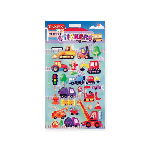 Picture of TANEX KIDS DECORATIVE EVERYDAY VEHICLES STICKERS